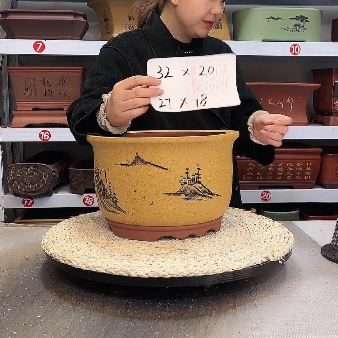 紫砂花盆紫砂花盆