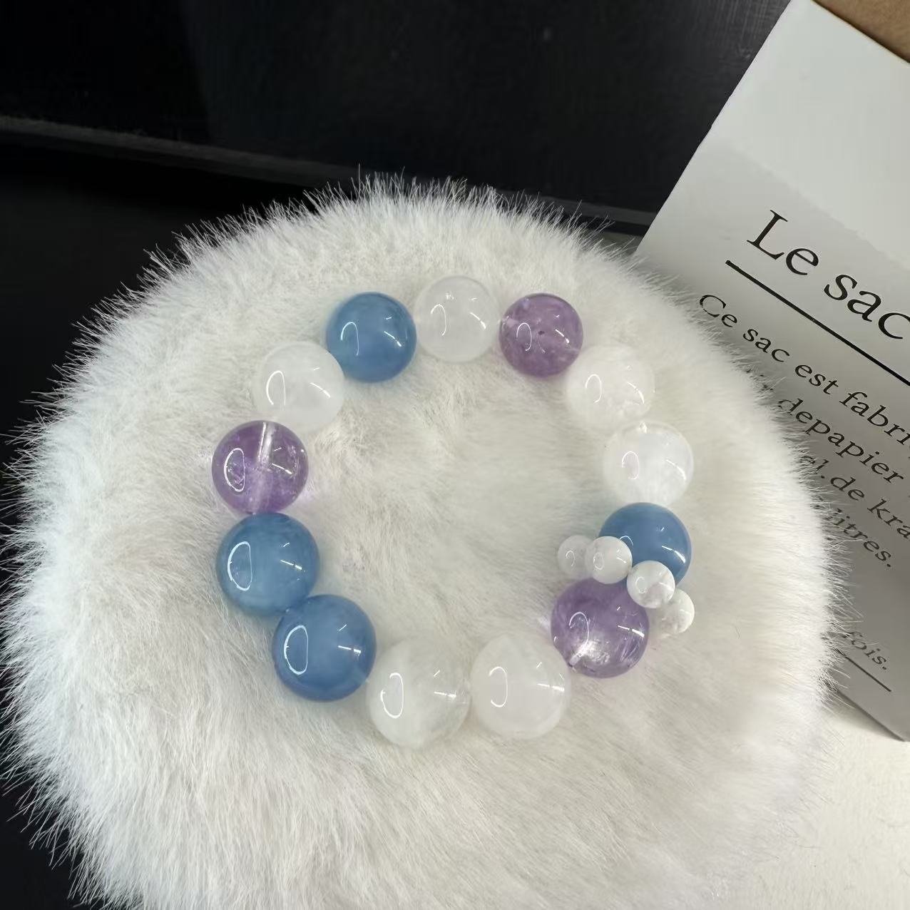 浅云紫雾（BY0131）水晶手串