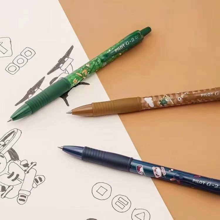 PILOT百乐G2未来限定中性笔按动出行黑色0.5mm水笔