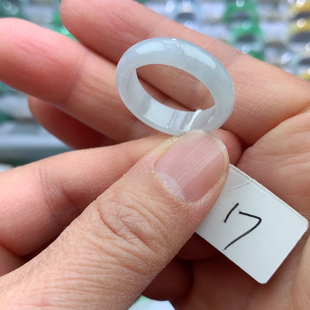 翡翠戒指未镶嵌17号