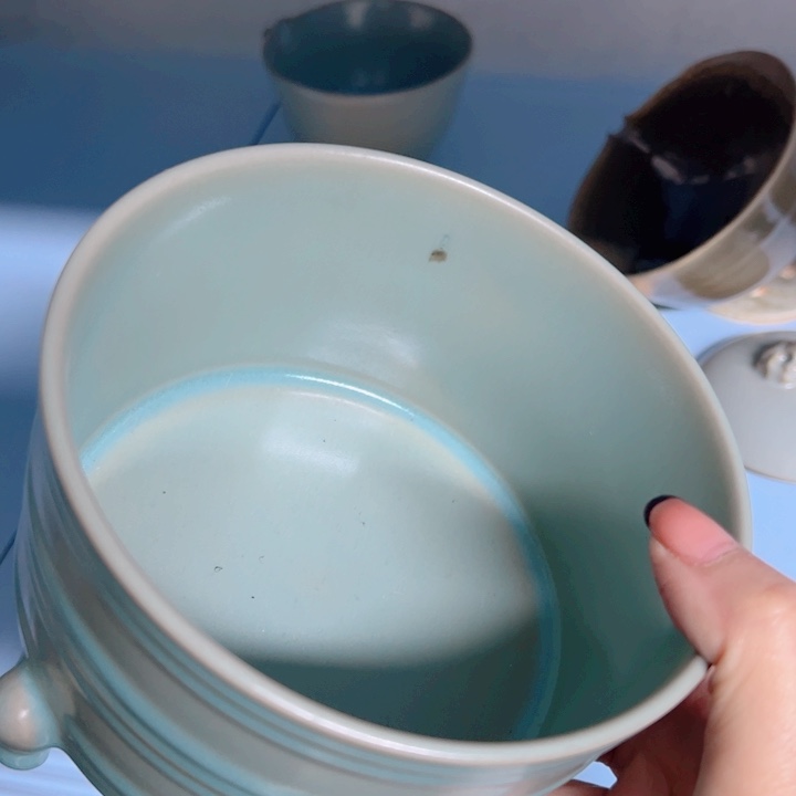 杯汝瓷原产地生产瑕品