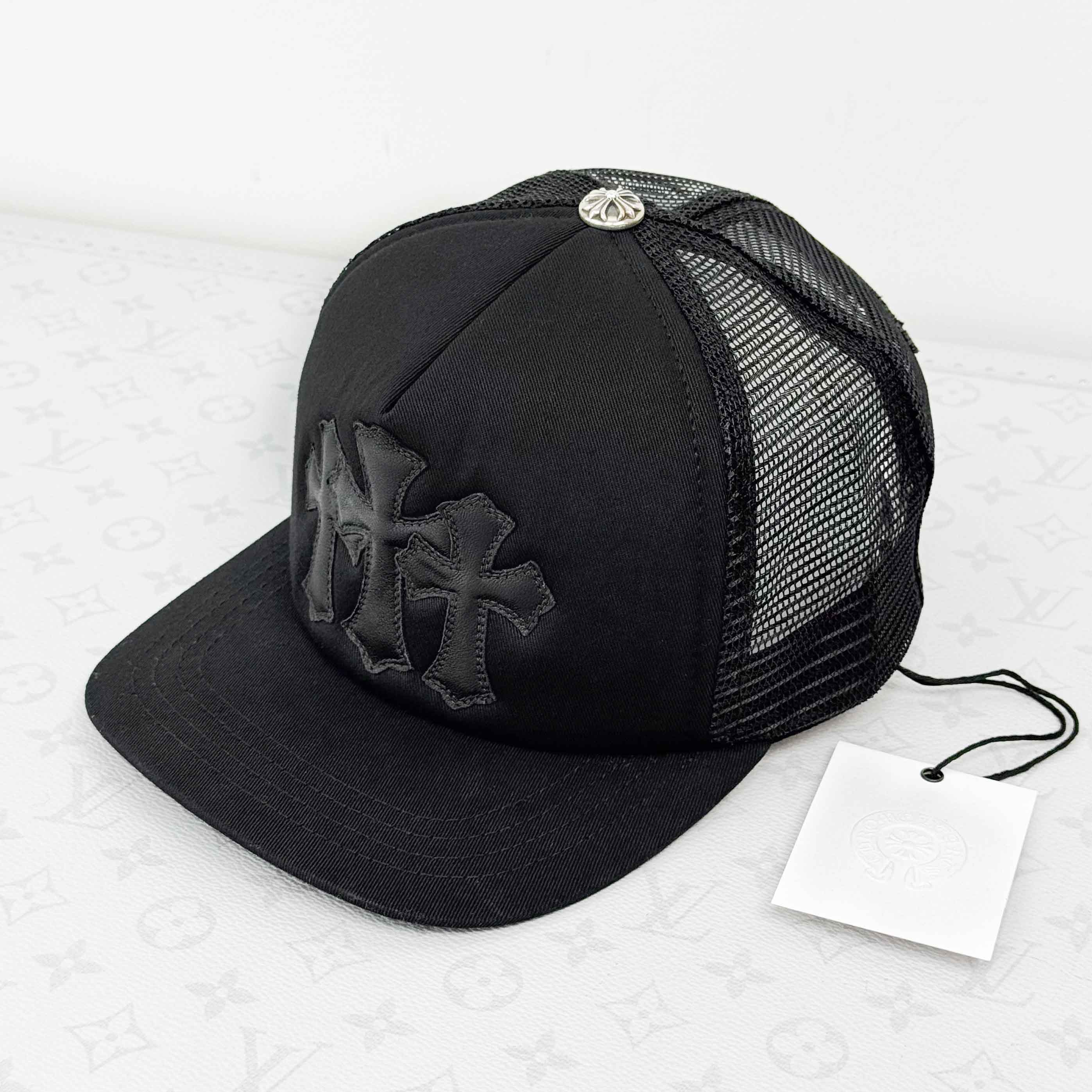 99新 Chrome Hearts/克罗心 克罗心 黑色 鸭舌帽 
