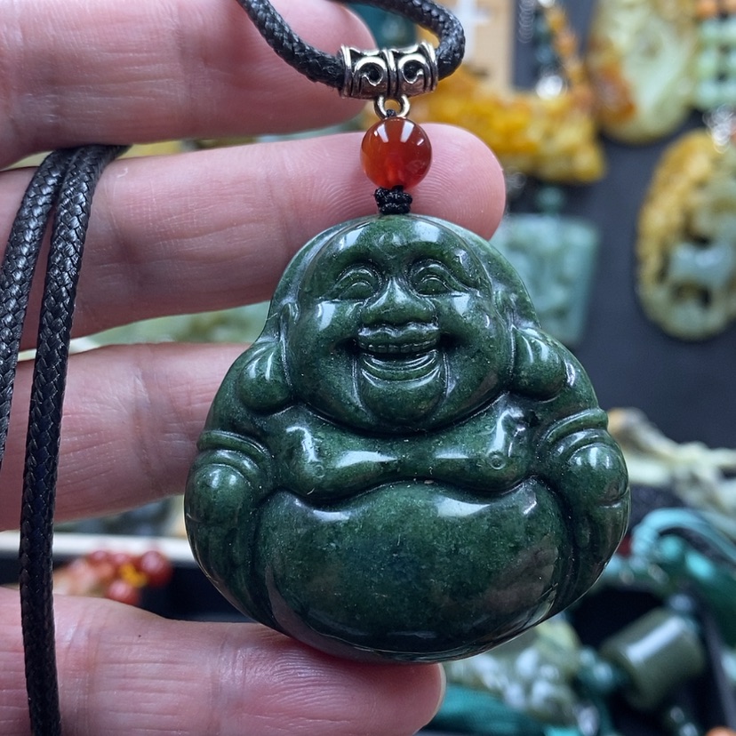 【闪购商品】蛇纹石玉吊坠未镶嵌