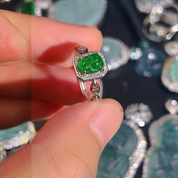 翡翠颈饰未镶嵌22222，