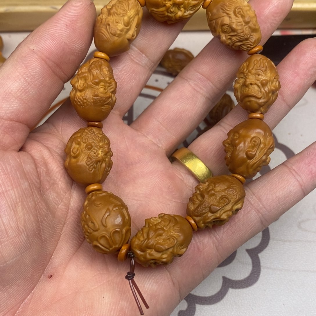 橄榄核手串/手链橄榄核雕刻