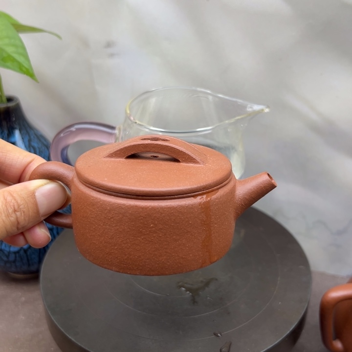 紫砂茶壶降坡汉瓦100c c