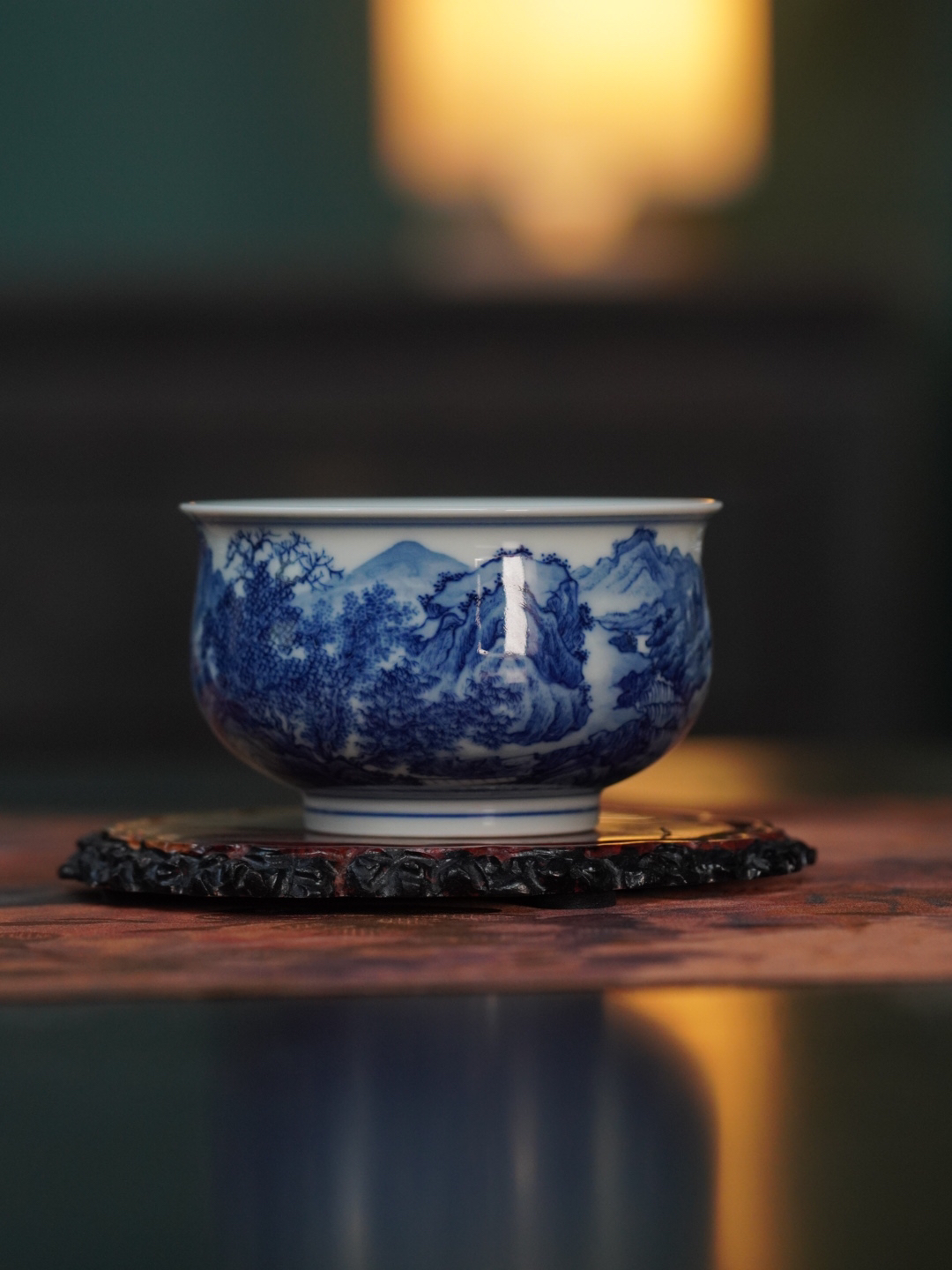 景德镇陶瓷·重工山水如是杯