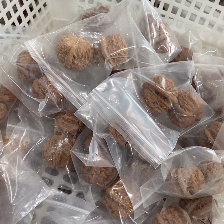 吊坠文玩核桃白狮子瑕疵