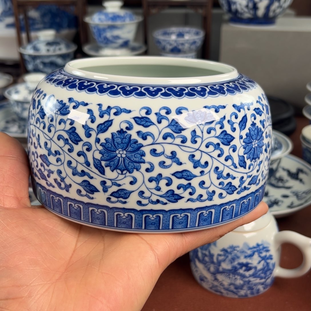 p****u陶瓷茶具青花陶瓷