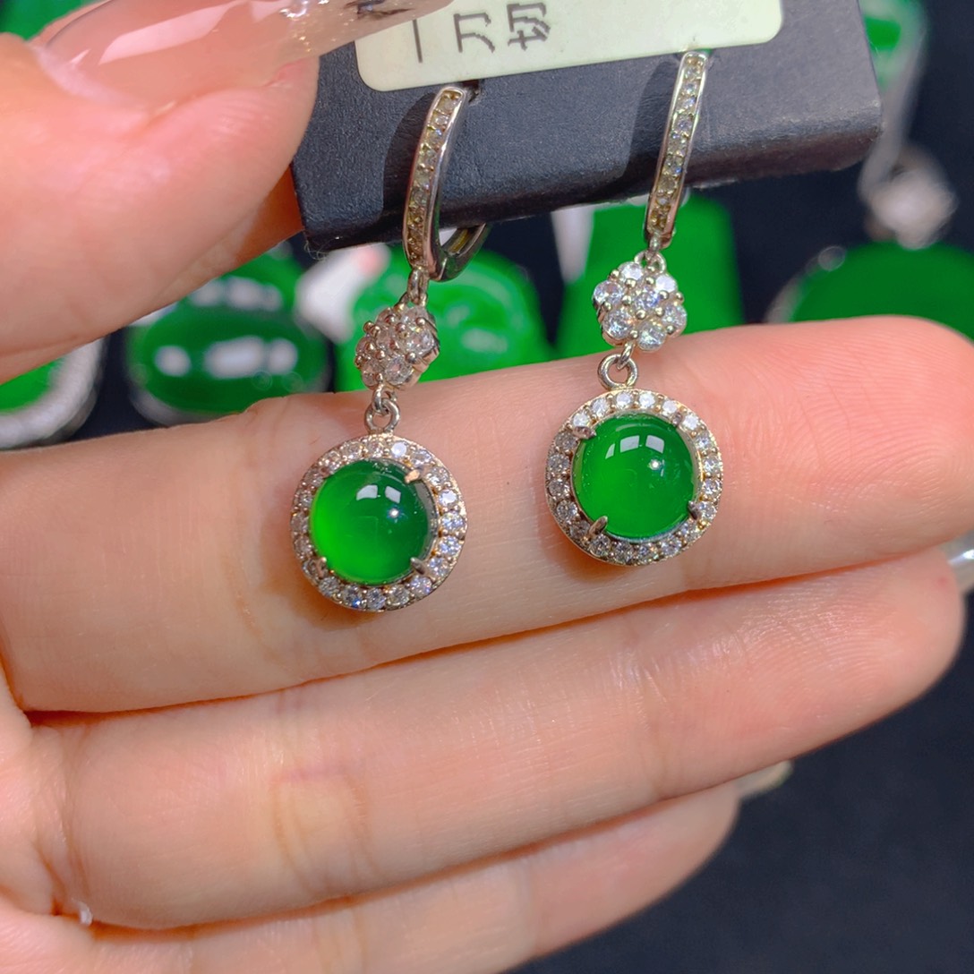 翡翠颈饰银S925镶嵌1111111111