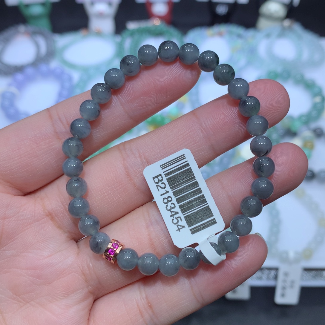 翡翠未镶嵌手串天然