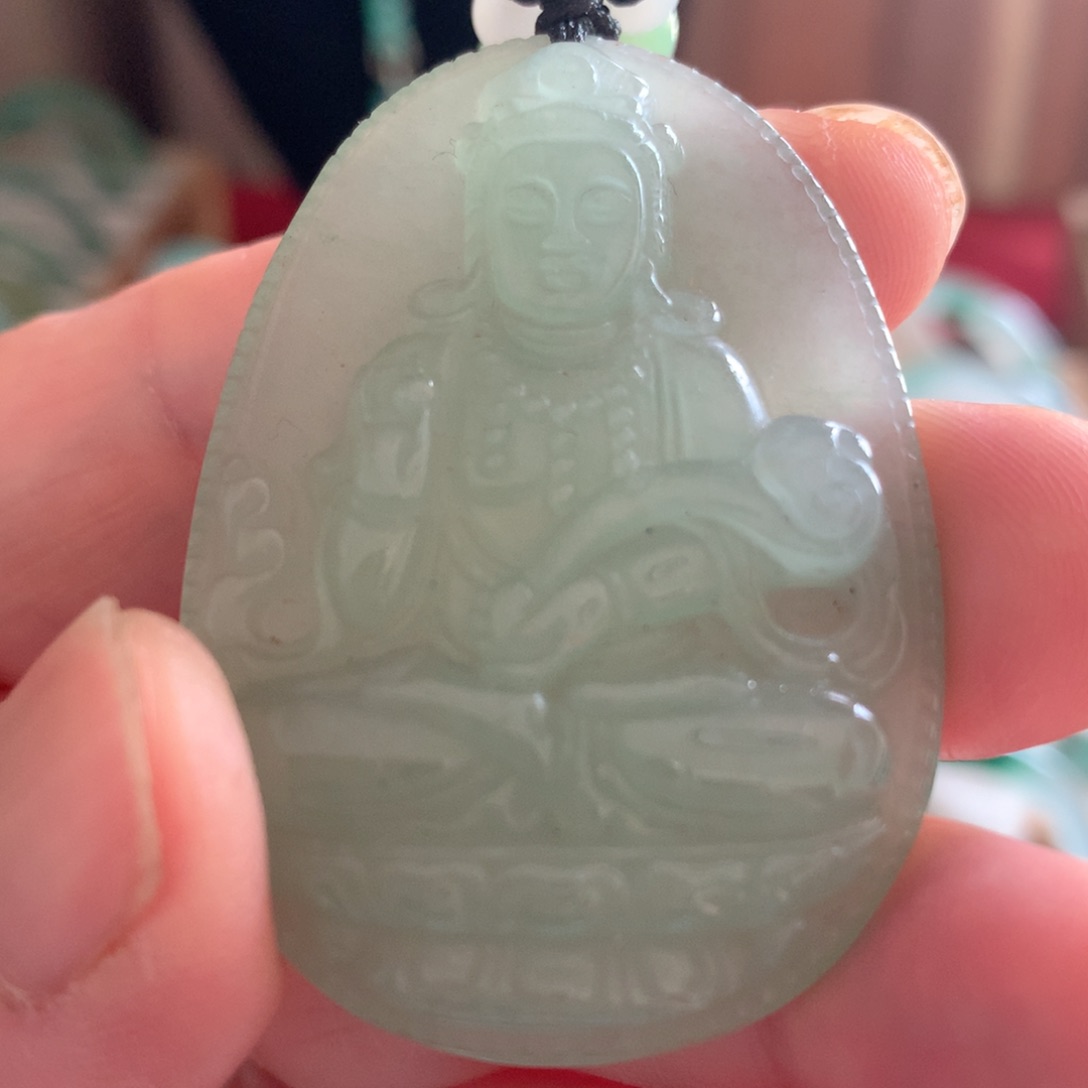 石英质玉未镶嵌吊坠(赠链)