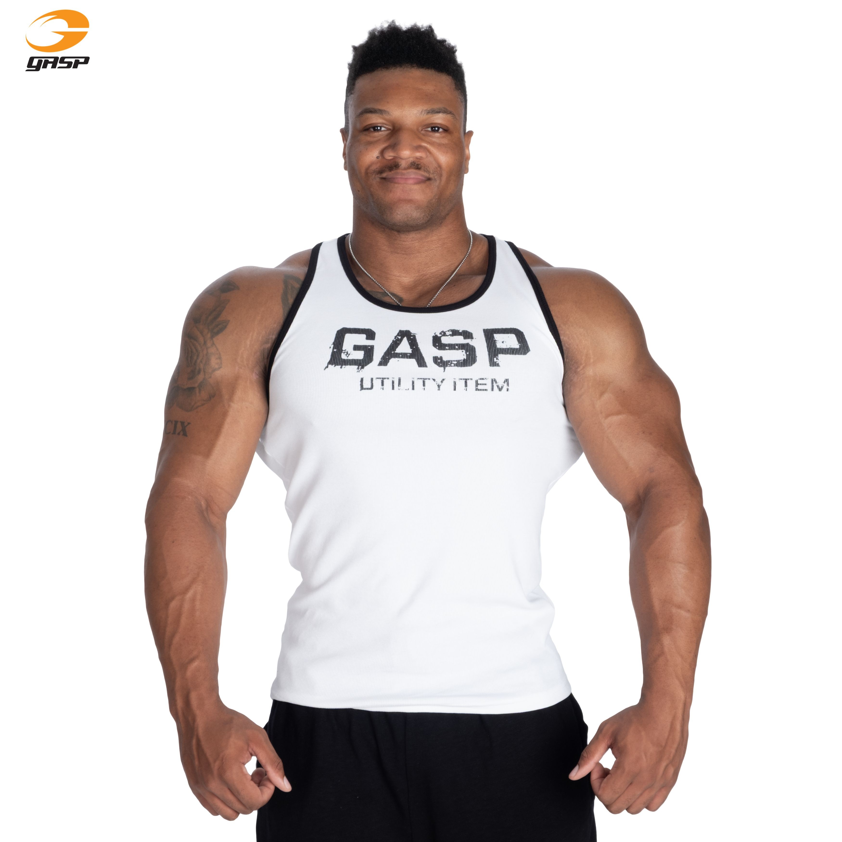 9月 GASP Ribbed T-back盖世璞健身运动背心220690