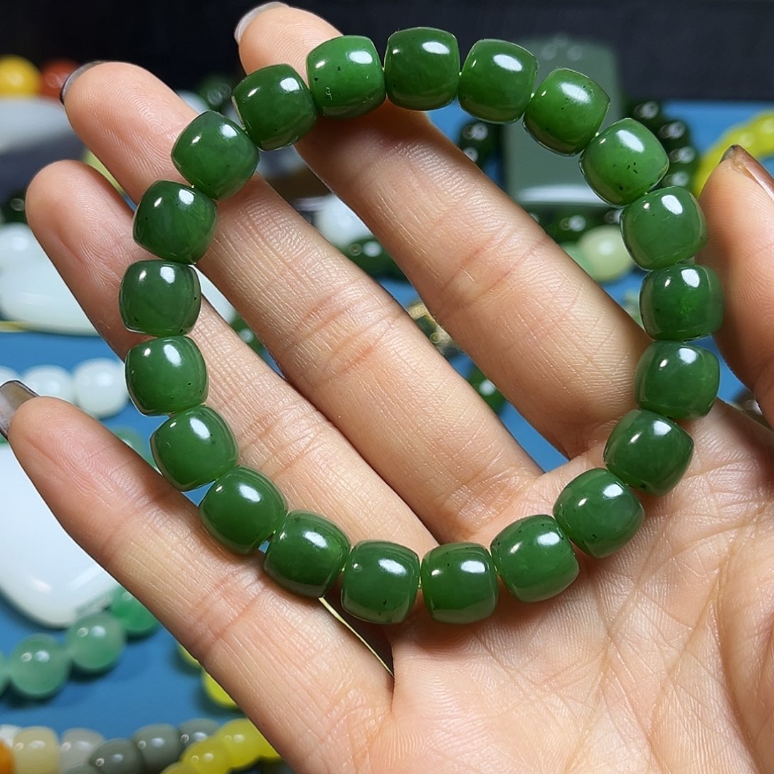 和田玉手串未镶嵌