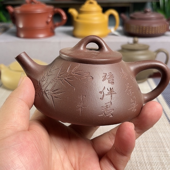 A***熊茶壶紫砂宜兴原矿手工紫砂壶