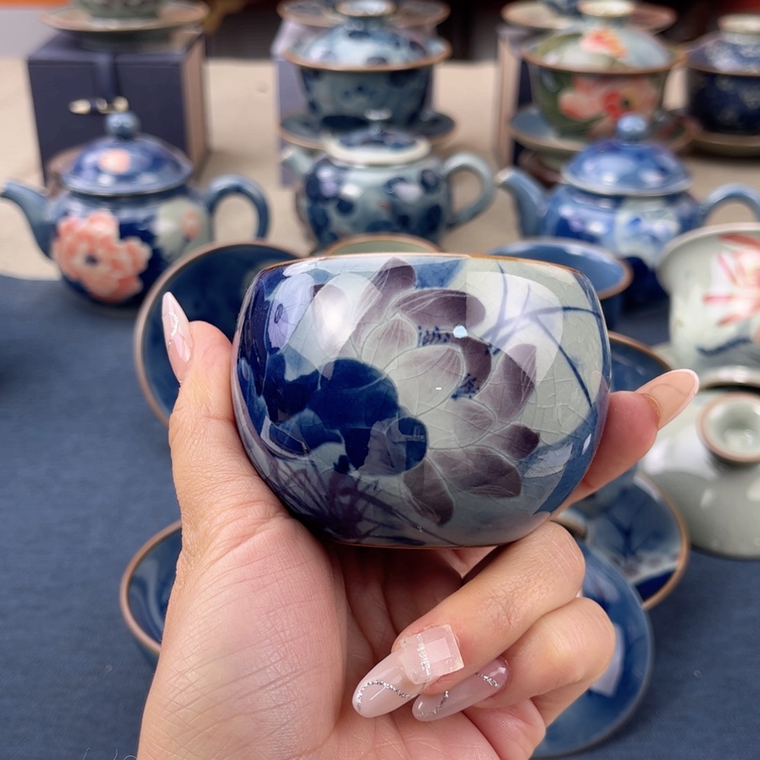 杯景德镇手绘手工茶具