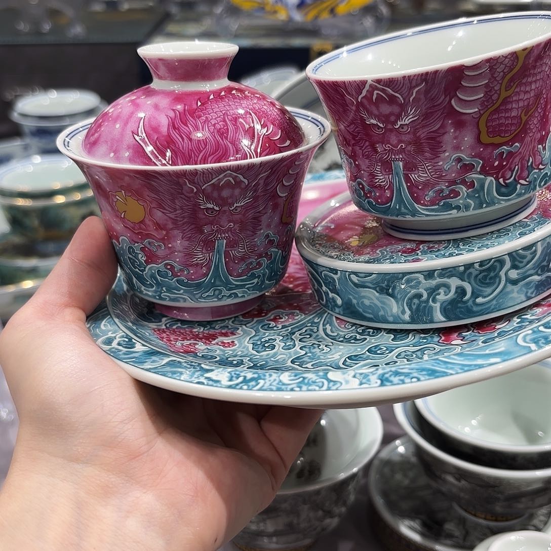 瓷片景德镇瓷器艺术半手