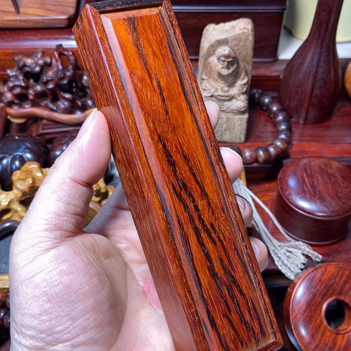 檀香紫檀（小叶紫檀）钢笔盒
