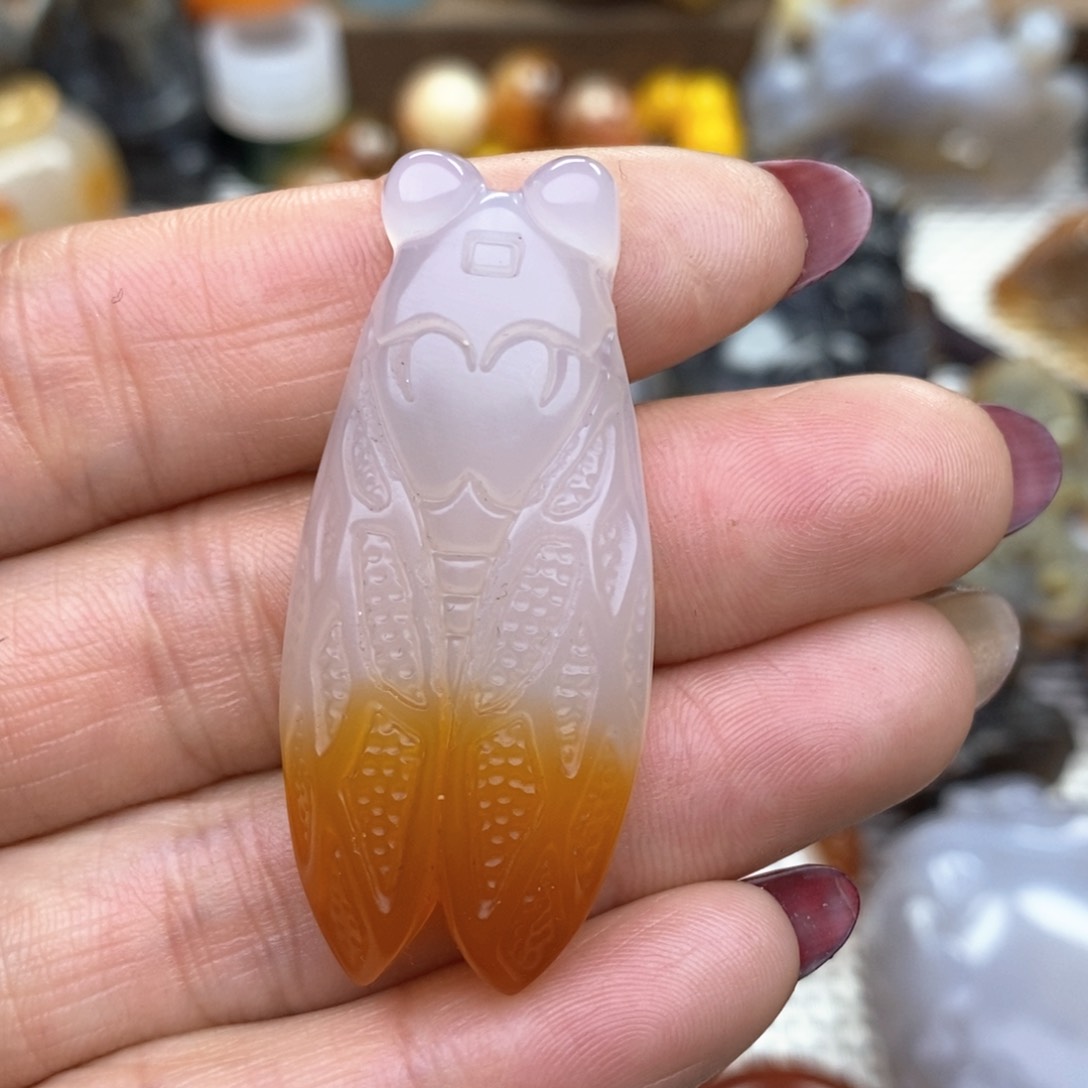 玛瑙/玉髓挂件未镶嵌