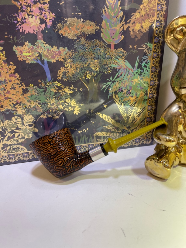 李老师手工作品手工烟斗坎伯兰斗嘴设计