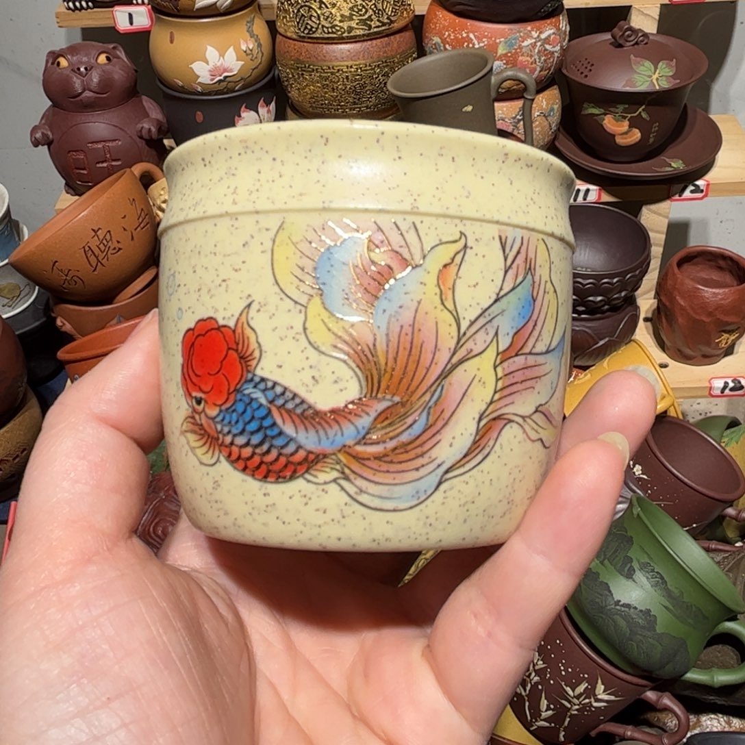 紫砂茶杯宜兴紫砂主人杯