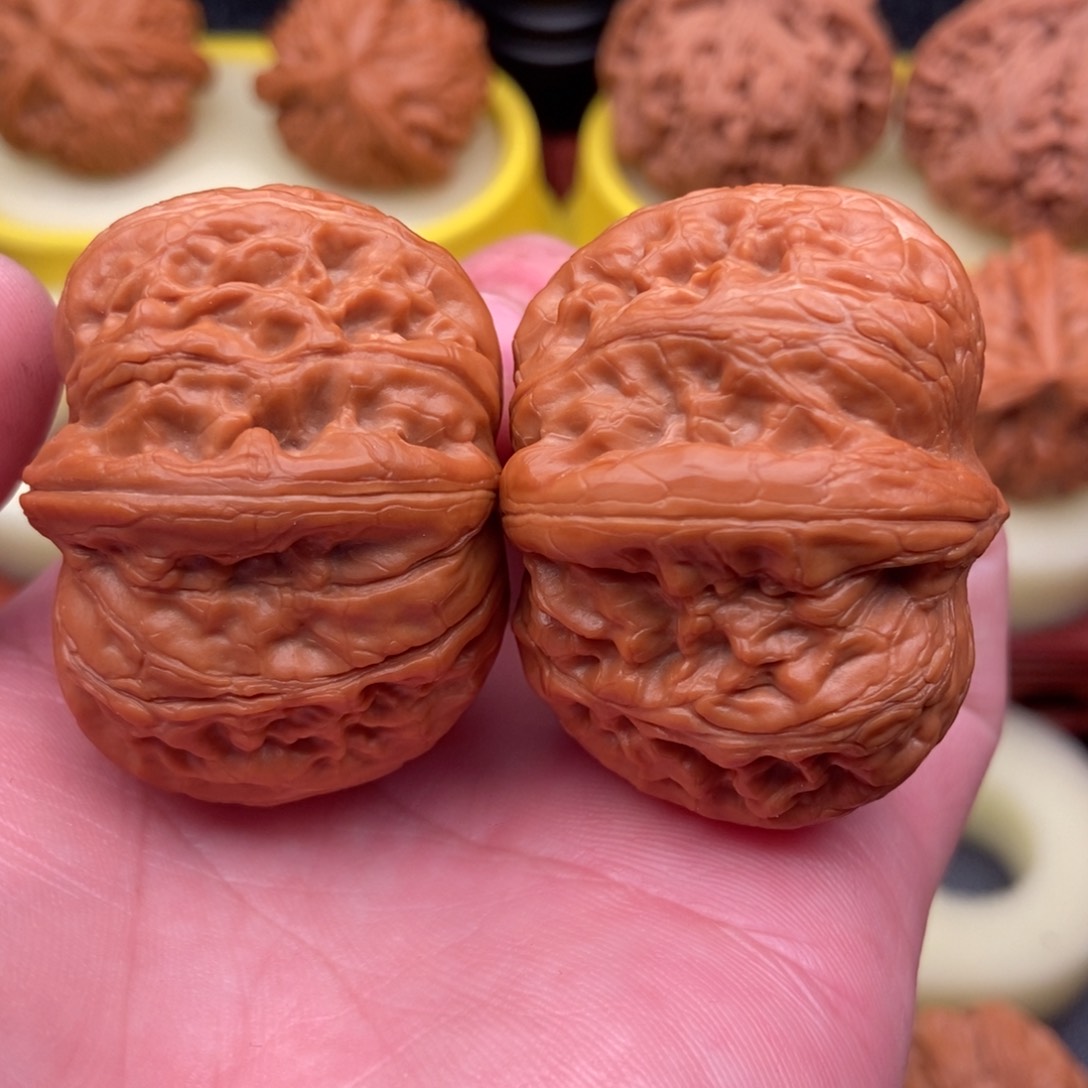 文玩核桃把件大克重元宝44