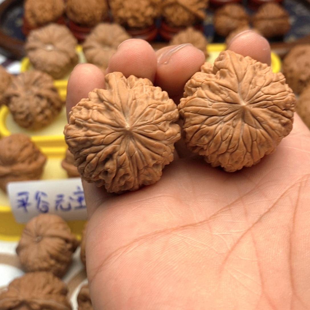 吊坠文玩核桃36尺 全品平谷暴雪一帆 21