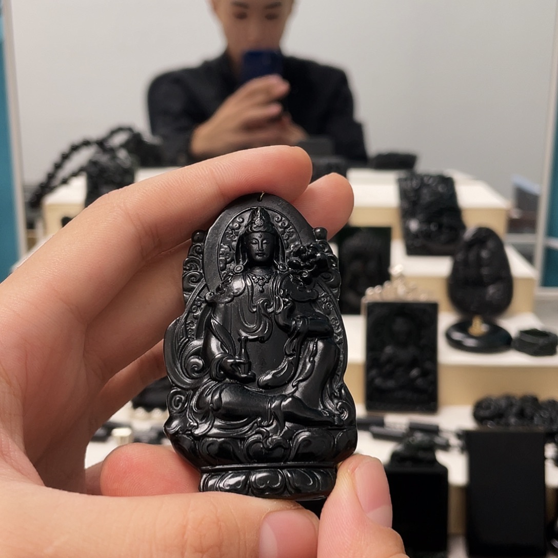 ᶻ***贤蛇纹石玉未镶嵌吊坠