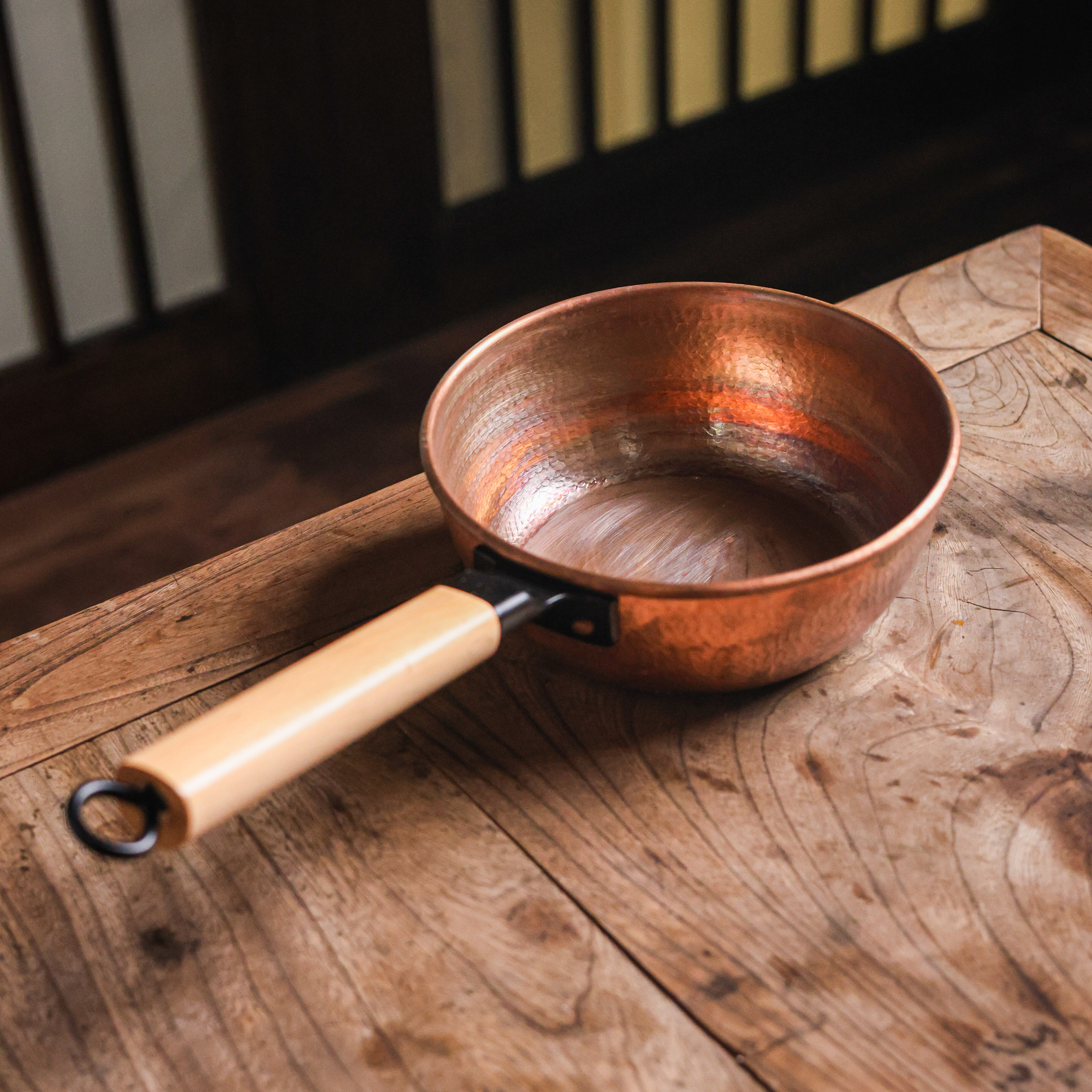 【叁山】春喜铜-米线锅-水容量1100CC直径19CM（春喜铜0050）