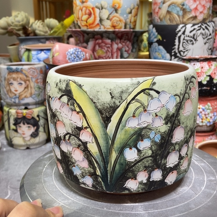 景德镇艺术手绘作品