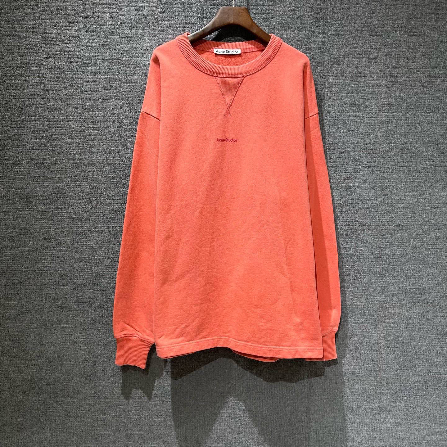 未使用 Acne studio 字母印花圆领卫衣 全新带吊m码/9764
