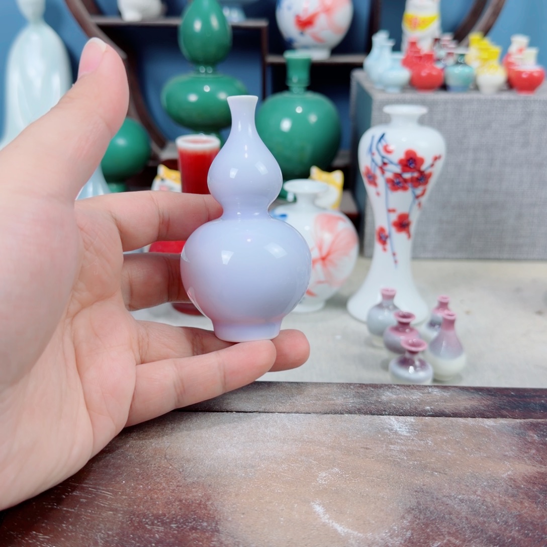 陶瓷手工小花器摆件