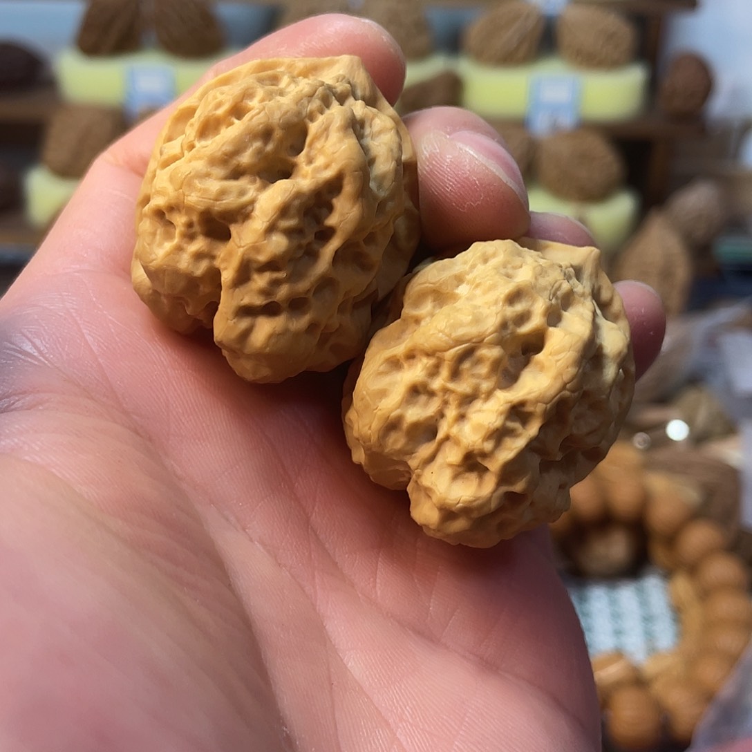 文玩核桃把件疙瘩包金蟾3