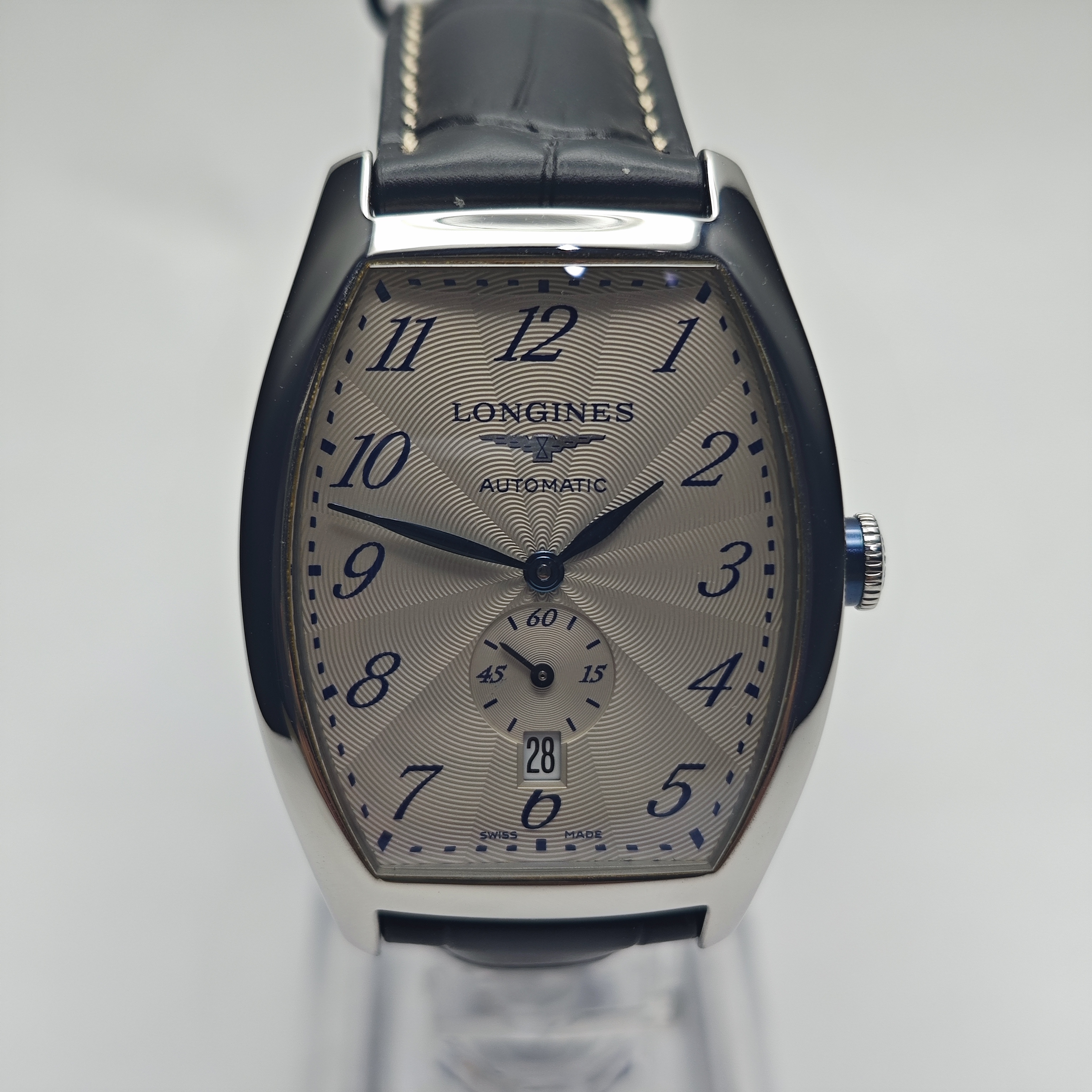 95新 Longines/浪琴 浪琴酒桶典藏表径33✘38mm工价19100