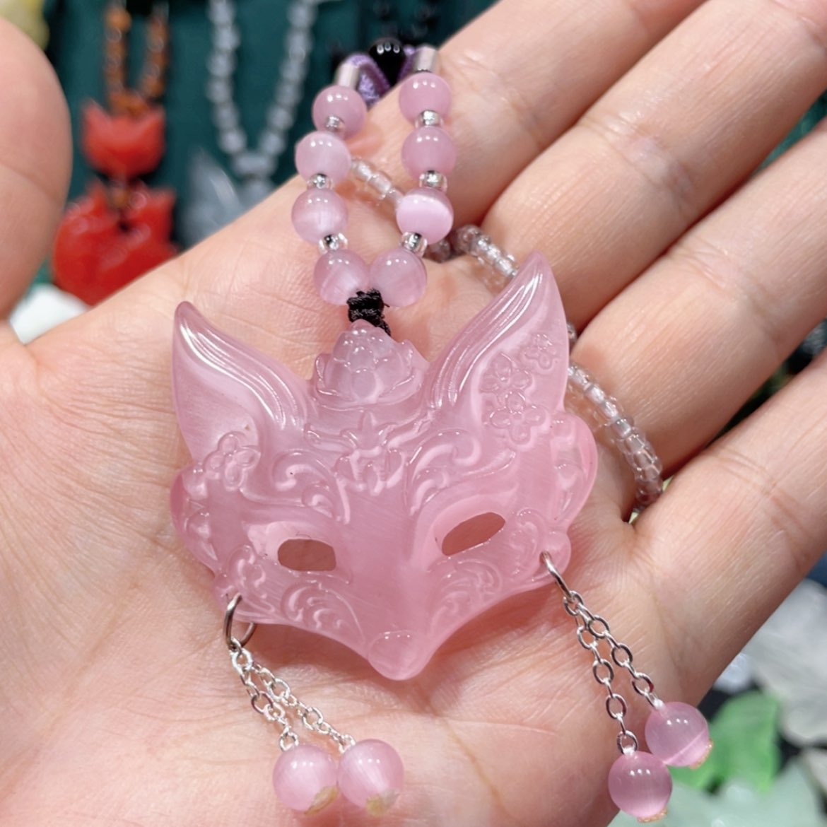 【闪购商品】未镶嵌岫玉颈饰3项链