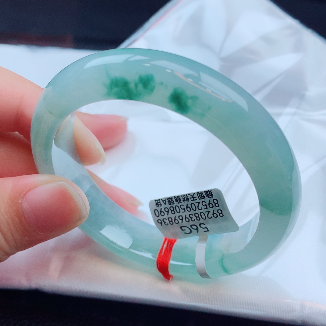 翡翠未镶嵌手镯天然缅甸翡翠A货手镯 