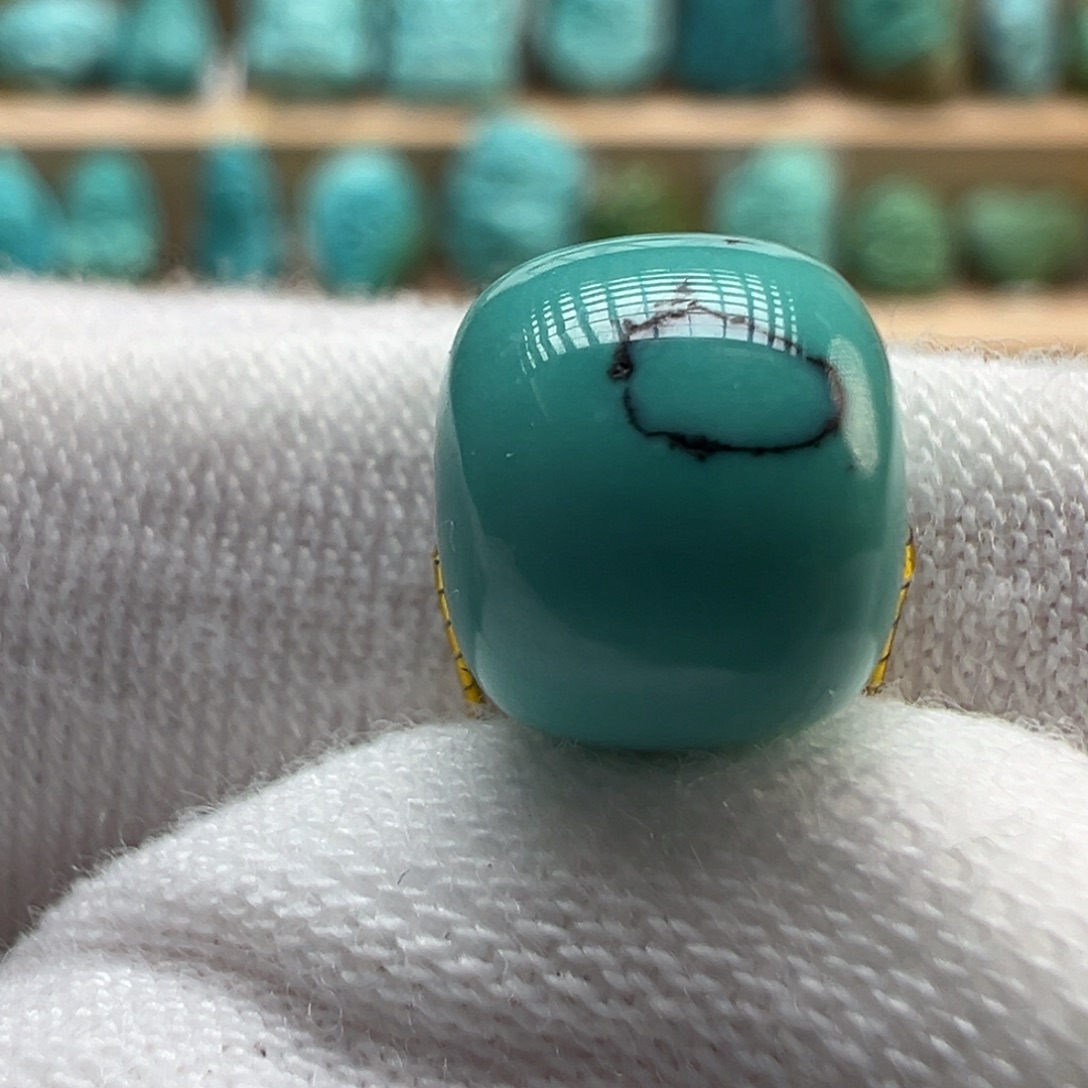 绿松石未镶嵌配饰8.8×7.7