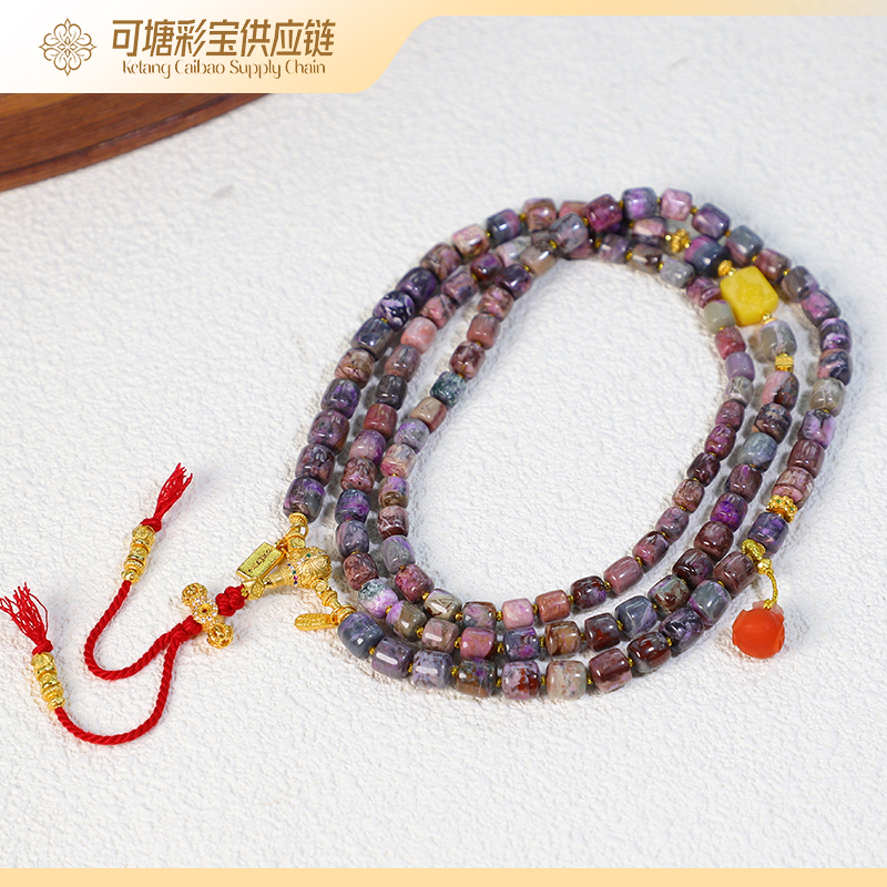 南非舒俱来 S925 桃红樱花老型佛珠合集/多样性发一件