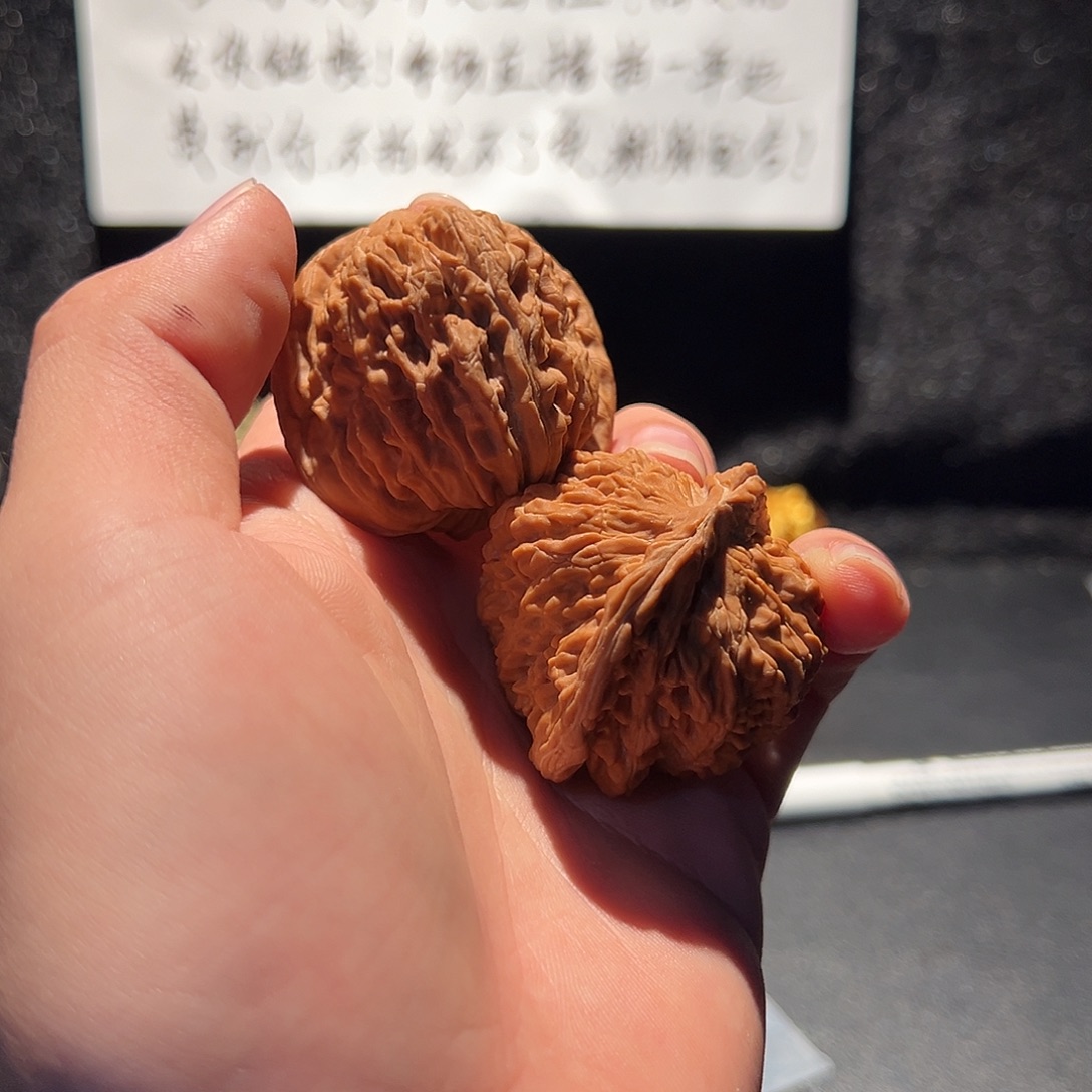 落***叶文玩核桃把件11111