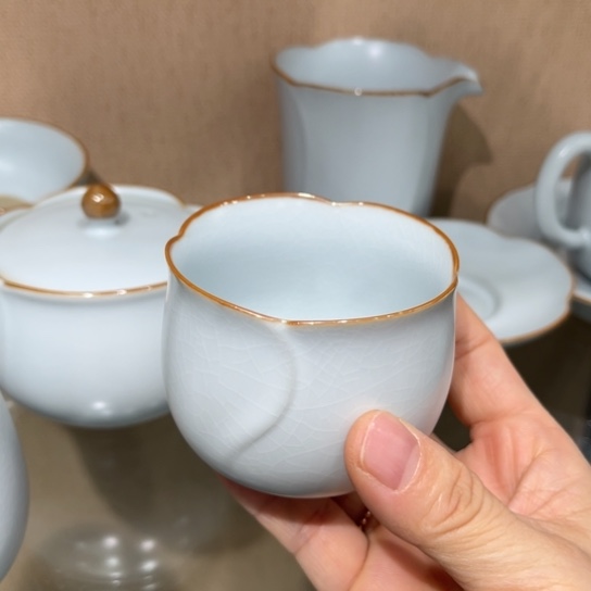 瓷片大宋名窑汝瓷茶具