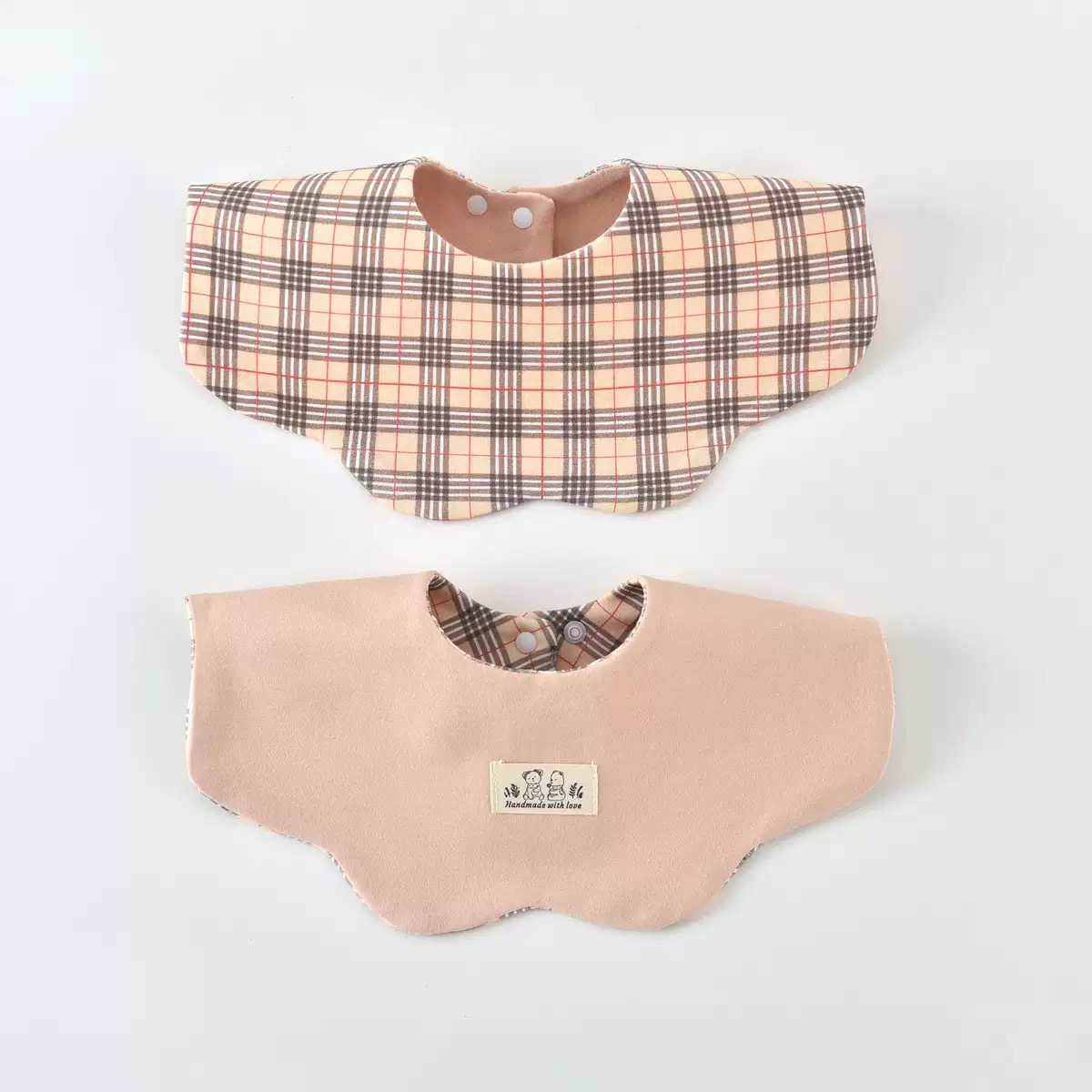 精品口水巾-柔软】婴儿纯棉柔软亲肤吸水口水巾花瓣围嘴新生儿可用