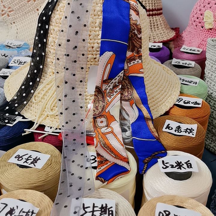 棉棉麻冰丝扁带线加1