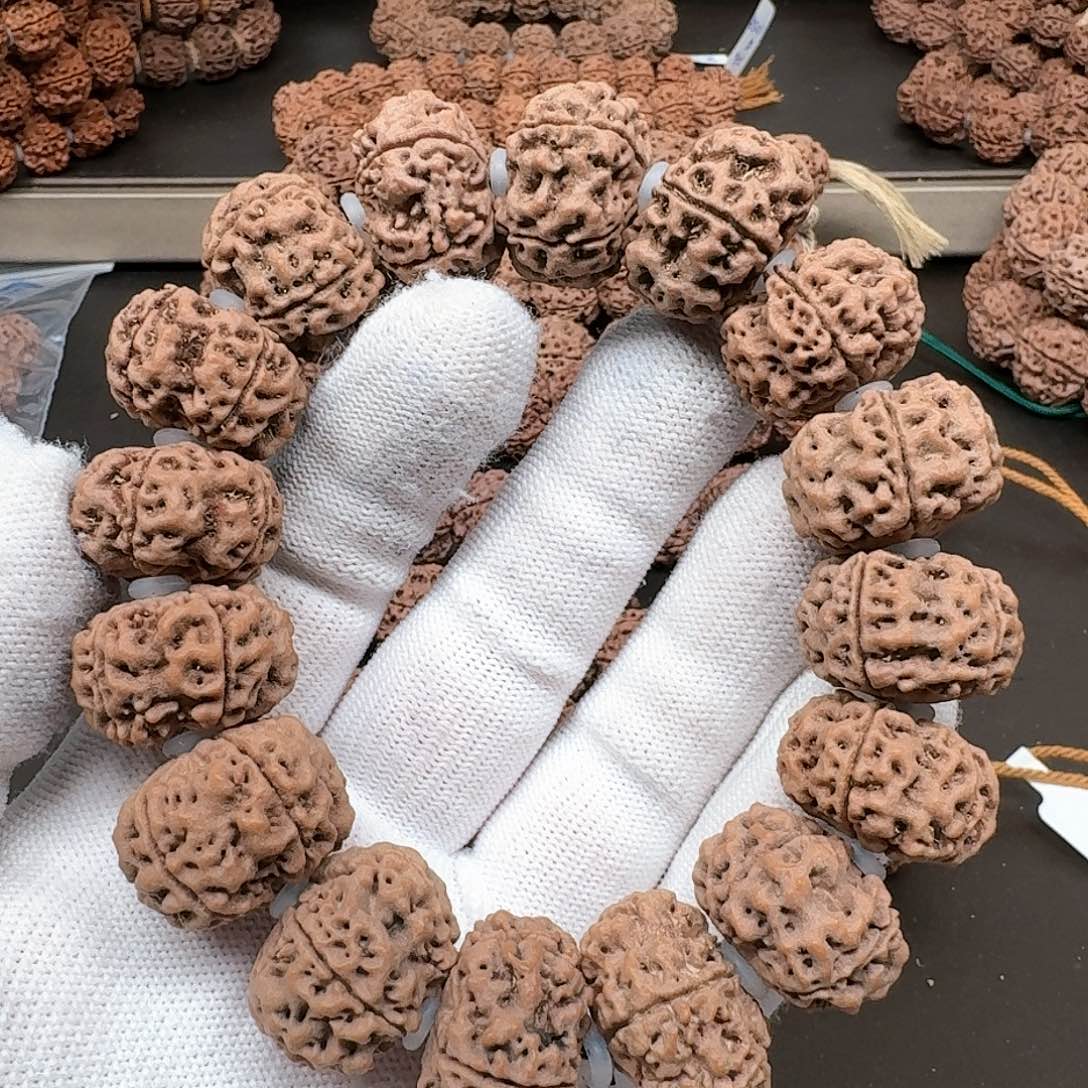 金刚菩提手串?**文22原生态夹板体验串一条