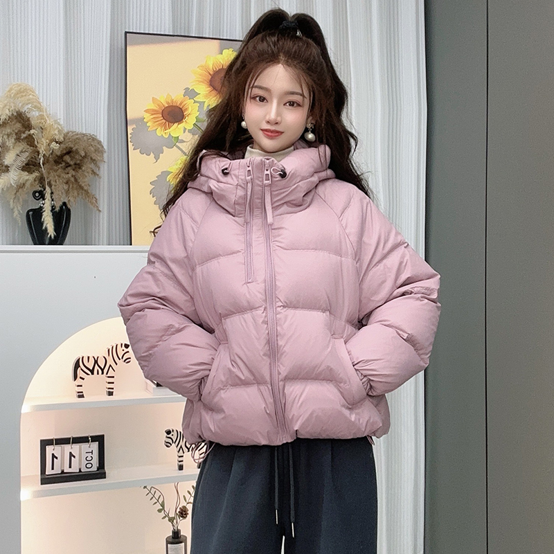 冬季新款羽绒服女连帽宽松加厚保暖短款显瘦百搭小个子女装外套潮