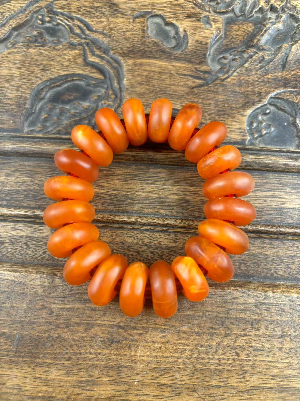 蜜蜡老蜡山里红一个{小七甄选}