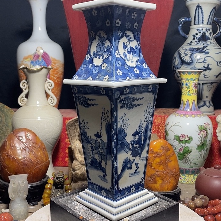 瓷片青花瓷器手工制作