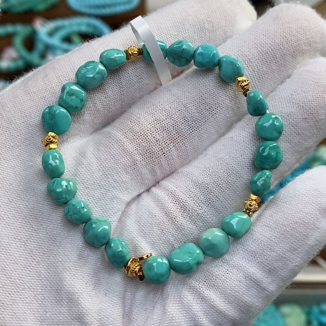 未镶嵌绿松石手串