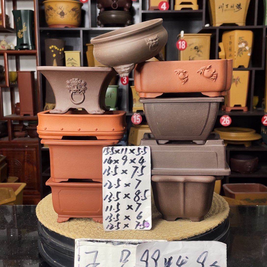 紫砂D-婉秋紫砂花盆