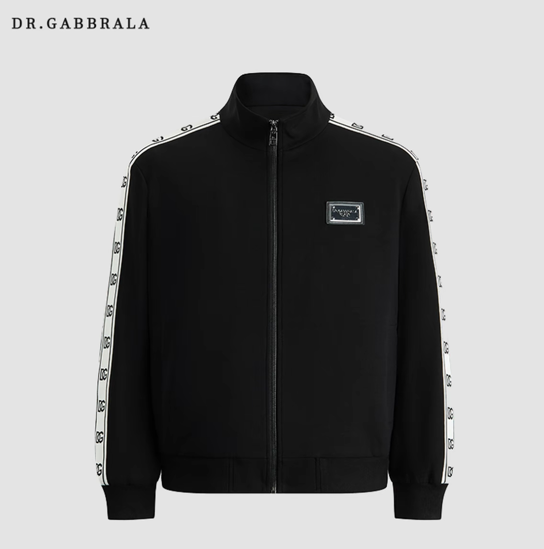 雅雅专柜奢牌DR.GABBRALA男士微弹高端时尚潮流拉链夹克衫2755