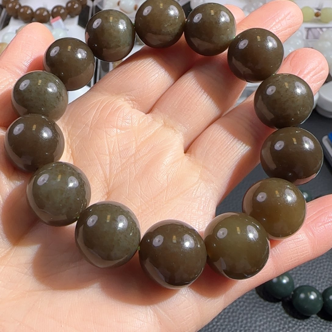 和田玉手链未镶嵌